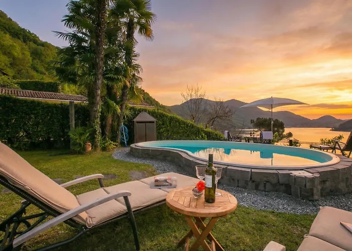 Morcote Magic View & Pool - Happy Rentals